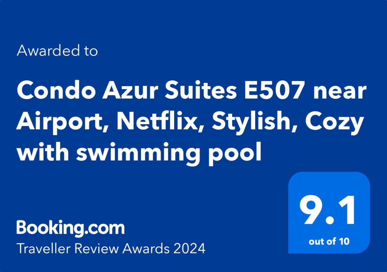 Condo Azur Suites E507 Near Airport, Netflix, Stylish, Cozy With Swimming Pool Lapu-Lapu City Kültér fotó